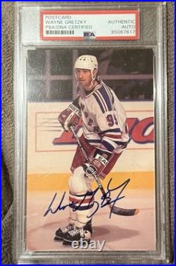 Wayne Gretzky Postcard Autograph PSA/DNA Certified Authentic Auto Wayne Gretzky Postcard Autograph PSA/DNA Certified Authentic Auto