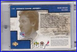 Wayne Gretzky Pros And Prospects 00/01 Auto Jersey 4/50