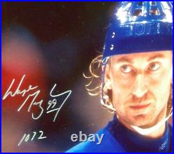 Wayne Gretzky Rangers Autographed 1072 Goals SIGNED 16x20 Photo COA AUTO