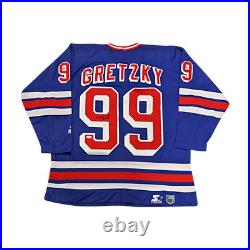 Wayne Gretzky Rangers Autographed Signed Starter Jersey JSA LOA