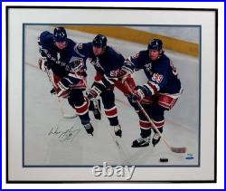 Wayne Gretzky Rangers Signed/Autographed 16x20 Photo Framed UDA 198157