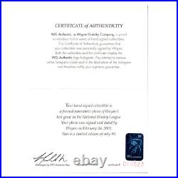 Wayne Gretzky Rangers Signed Inscribed Panoramic 14x36 LE #36/99 Gretzky COA