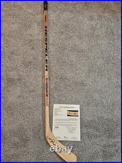 Wayne Gretzky SIGNED Hespler Game Model Stick JSA With The Gripper