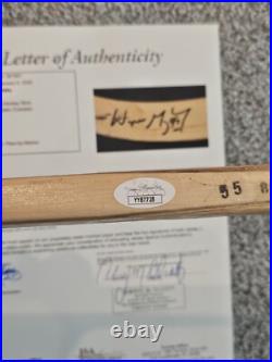 Wayne Gretzky SIGNED Hespler Game Model Stick JSA With The Gripper