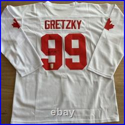 Wayne Gretzky SIGNED Jersey Team Canada NHL HOF THE GREAT ONE withCOA