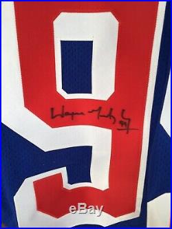 Wayne Gretzky SIGNED New York Rangers Home Jersey