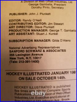 Wayne Gretzky Signed 1980-81 Hockey Illustrated Autographed The Great One