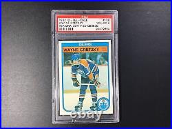 Wayne Gretzky Signed 1982-83 O-pee-chee #106 Auto Psa Vg-ex 4 Edmonton Oilers