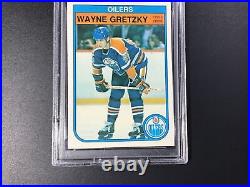 Wayne Gretzky Signed 1982-83 O-pee-chee #106 Auto Psa Vg-ex 4 Edmonton Oilers