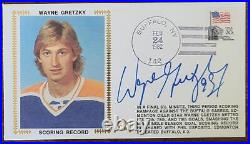 Wayne Gretzky Signed 1982 Gateway Cachet Single Season Scoring Record Oilers