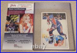 Wayne Gretzky Signed 1983 O-pee-chee Opc Hockey Sticker Jsa Autograph Coa Auto
