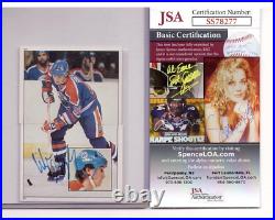 Wayne Gretzky Signed 1983 Topps O-pee-chee Oilers Sticker Auto #90 Jsa Autograph