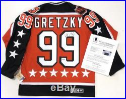 Wayne Gretzky Signed 1984 All Star Game CCM Jersey Edmonton Oilers Beckett Loa