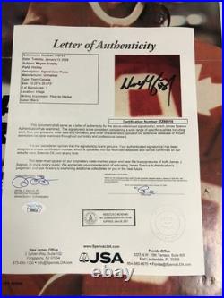 Wayne Gretzky Signed 1986 12x20 Canada Poster(JSA)