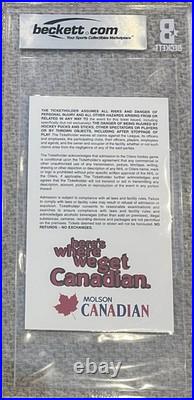 Wayne Gretzky Signed 1989 Oilers Jersey Retire Ticket AUTOGRAPH BGS GEM Mint 10