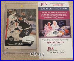 Wayne Gretzky Signed 1991-92 Proset Hockey Card 101 Jsa Authentic Autograph Auto