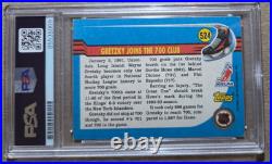 Wayne Gretzky Signed 1991-92 Topps Hockey Card PSA/DNA Certified Auto Kings