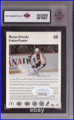 Wayne Gretzky Signed 1991-92 Upper Deck Mcdonald's Auto #mc-17 Ksa Jsa Autograph