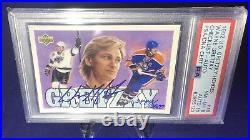 Wayne Gretzky Signed 1992-93 Upper Deck Hockey Heroes UDA PSA 8 & PSA 10 Auto
