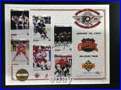 Wayne Gretzky Signed 1992 All-Star Game 8x10 Sheet! UDA Autograph COA