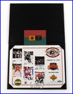Wayne Gretzky Signed 1992 All-Star Game 8x10 Sheet in Holder UDA Auto in Box