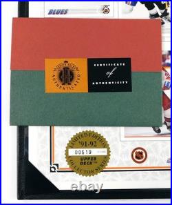 Wayne Gretzky Signed 1992 All-Star Game 8x10 Sheet in Holder UDA Auto in Box