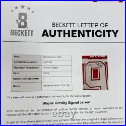 Wayne Gretzky Signed 1994 Authentic Ninety-Nine Tour Jersey Beckett COA Wayne Gretzky Signed 1994 Authentic Ninety-Nine Tour Jersey Beckett COA