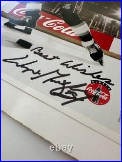 Wayne Gretzky Signed 1994 Coca-Cola Promo Photo 8x10 Los Angeles Kings Auto