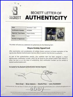Wayne Gretzky Signed 1994 Upper Deck All-Time Goals Record Card PSA, Beckett