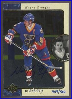 Wayne Gretzky Signed 1995 Upper Deck Buyback SP AUTO 469/500 St. Louis Blues UDA