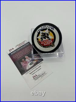 Wayne Gretzky Signed 1996 All Star Game NHL Hockey Puck JSA COA