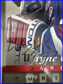 Wayne Gretzky Signed 1997-98 Donruss Studio 8x10 Hockey Photo New York Rangers