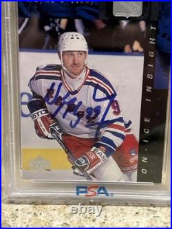 Wayne Gretzky Signed 1997 Upper Deck Hockey Insert Card Auto PSA