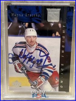 Wayne Gretzky Signed 1997 Upper Deck Hockey Insert Card Auto PSA