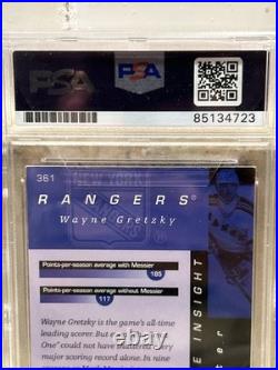 Wayne Gretzky Signed 1997 Upper Deck Hockey Insert Card Auto PSA