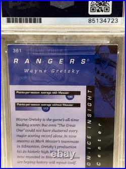 Wayne Gretzky Signed 1997 Upper Deck Hockey Insert Card Auto PSA