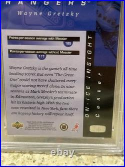 Wayne Gretzky Signed 1997 Upper Deck Hockey Insert Card Auto PSA