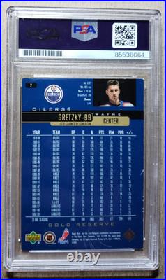 Wayne Gretzky Signed 1999-00 UD Gold Reserve Autograph PSA/DNA Certified Auto