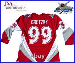 Wayne Gretzky Signed 1999 All Star Game Authentic Hockey Jersey Rangers Jsa