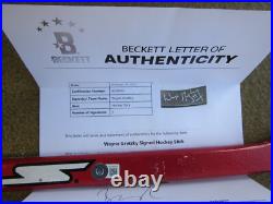Wayne Gretzky Signed 1999 All-Star Hockey Stick Where He Won MVP Beckett AC40503