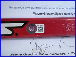 Wayne Gretzky Signed 1999 All-Star Hockey Stick Where He Won MVP Beckett AC40503