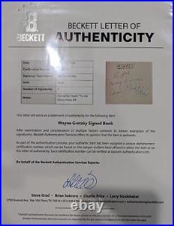 Wayne Gretzky Signed 1st Ed Gretzky From the Back Yard Rink to the Stanley Cup