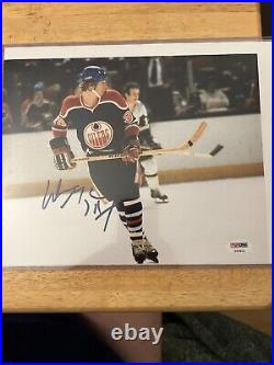 Wayne Gretzky Signed 8x10 Autograph Photo Hockey PSA Authenticated