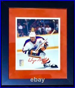 Wayne Gretzky Signed 8x10 Framed Photo Edmonton Oilers Auto (WGA Certified)