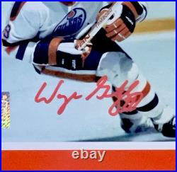 Wayne Gretzky Signed 8x10 Framed Photo Edmonton Oilers Auto (WGA Certified)