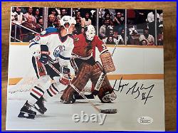 Wayne Gretzky Signed 8x10 Photo COA JSA Oilers Kings NHL HOF Authentic