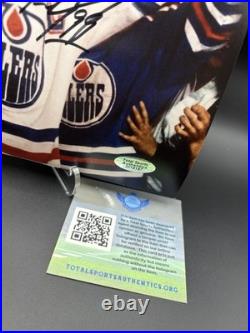 Wayne Gretzky Signed 8x10 Photo Edmonton Oilers With COA
