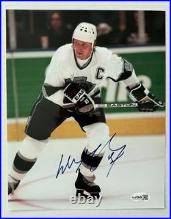 Wayne Gretzky Signed 8x10 Photo JSA COA #99 Kings Oilers The Great One NHL HOF