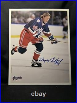 Wayne Gretzky Signed 8x10 Photo New York Rangers