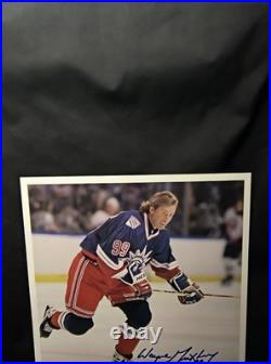 Wayne Gretzky Signed 8x10 Photo New York Rangers